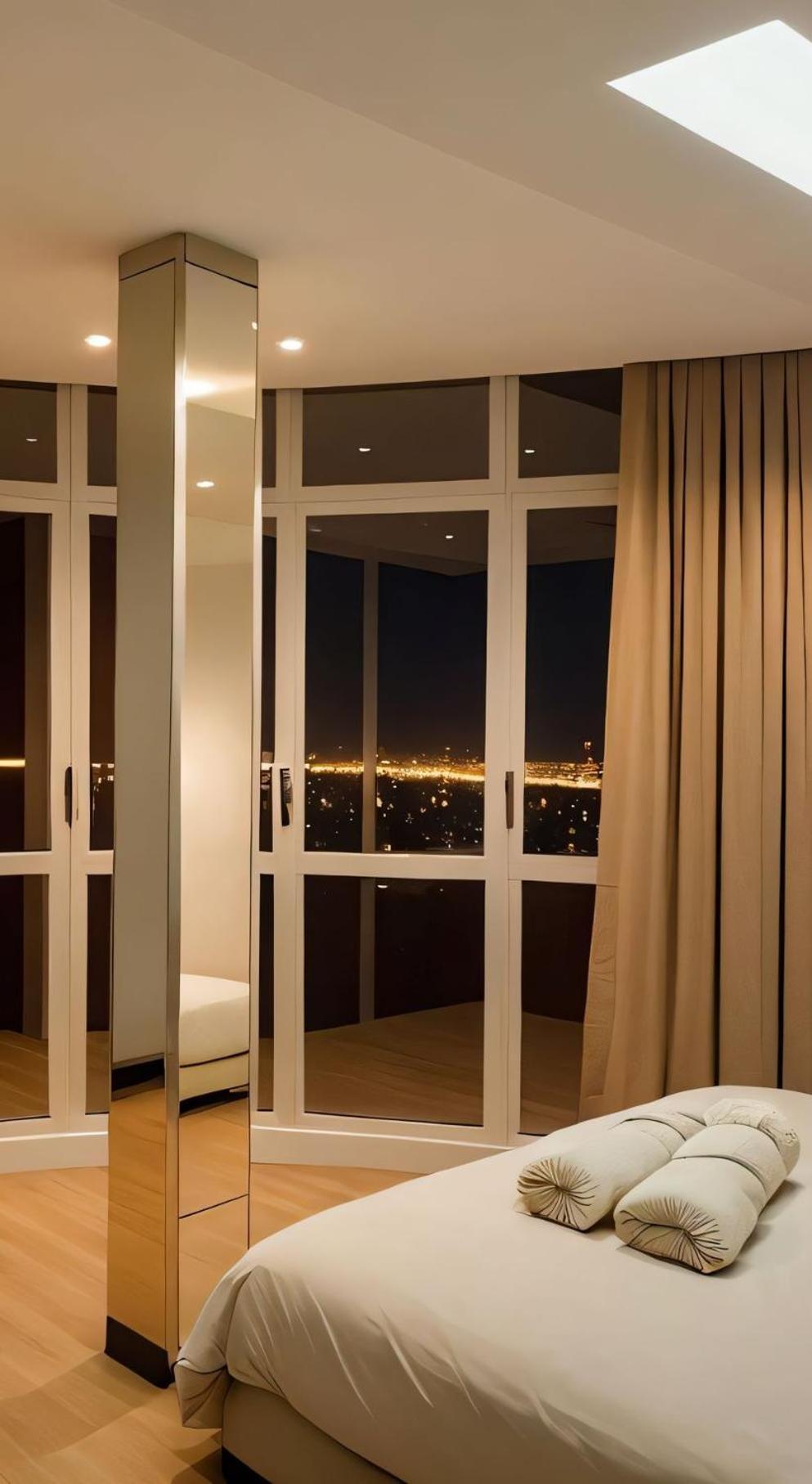 Amazing Appartement " Avec Climatisation " Au Centre Ville En Face Hilton & Gare Train De Tgv De Tanger 2N Buitenkant foto